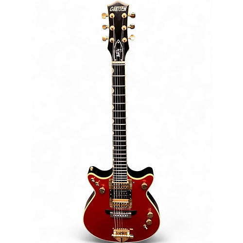 Used Gretsch Guitars G6131G-MY-RB Limited-Edition Malcolm Young Signature Jet Vintage Firebird Red Solid Body Electric Guitar Vintage Firebird Red