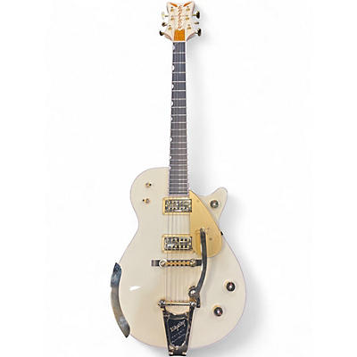 Used Gretsch Guitars G6134T-58 VINTAGE SELECT '58 PENGUIN WITH BIGSBY Vintage White Hollow Body Electric Guitar