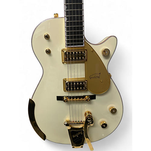 Used Gretsch Guitars G6134T Vintage Select '58 Penguin Vintage White Solid Body Electric Guitar Vintage White