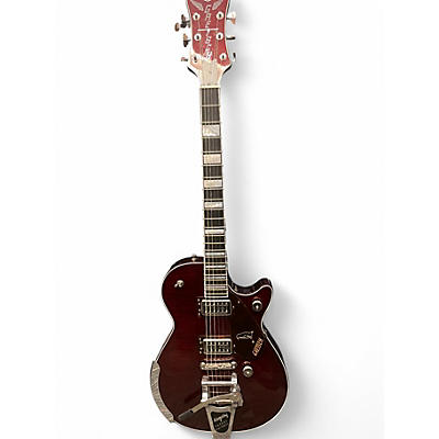 Used Gretsch Guitars G6134TFM Dark Cherry Metallic Flame Hollow Body Electric Guitar