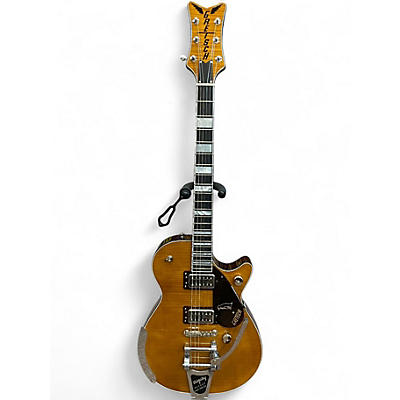 Used Gretsch Guitars G6134TFM-NH NIGEL HENDROFF SIGNATURE PENGUIN Amber Solid Body Electric Guitar