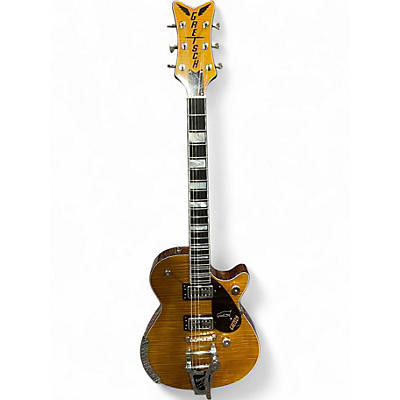 Used Gretsch Guitars G6134TFM Nigel Hendroff Signature Amber Flame Solid Body Electric Guitar