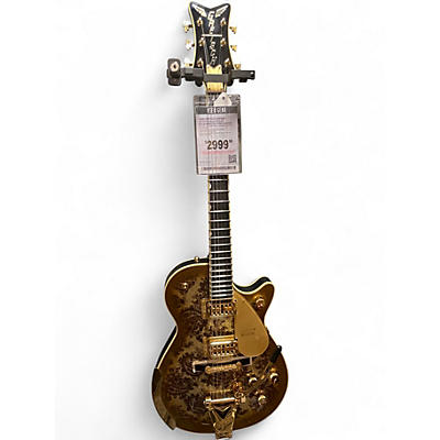 Used Gretsch Guitars G6134TG GOLD PAISLEY Solid Body Electric Guitar