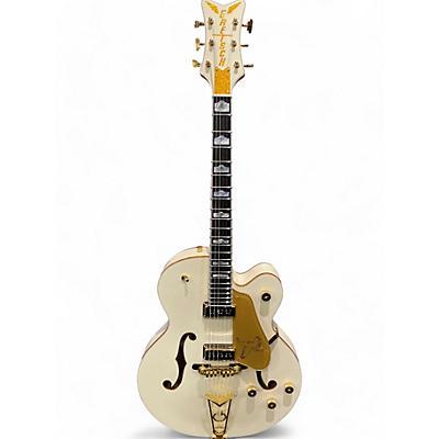 Gretsch Guitars Used Gretsch Guitars G6136-55VS Vintage White Hollow Body Electric Guitar