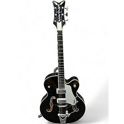 Gretsch Guitars Used Gretsch Guitars G6136T-SL Silver Falcon Bigsby Black Hollow Body Electric Guitar