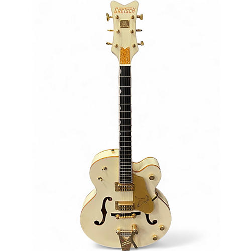 Used Gretsch Guitars G6136T White Falcon Bigsby Alpine White Hollow Body Electric Guitar Alpine White