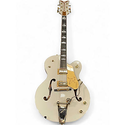 Used Gretsch Guitars G6136T White Falcon Bigsby Alpine White Hollow Body Electric Guitar