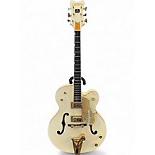 Used Gretsch Guitars G6136T White Falcon Bigsby White Hollow Body Electric Guitar