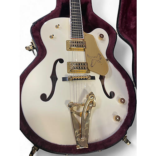 Used Gretsch Guitars G6136T White Falcon Bigsby White Hollow Body Electric Guitar White