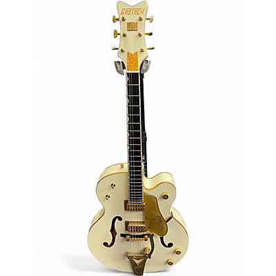 Used Gretsch Guitars G6136T White Falcon Bigsby White Hollow Body Electric Guitar