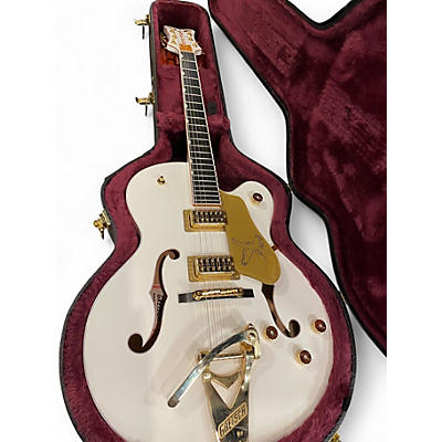 Used Gretsch Guitars G6136TG Players Edition Falcon WHITE Hollow Body Electric Guitar