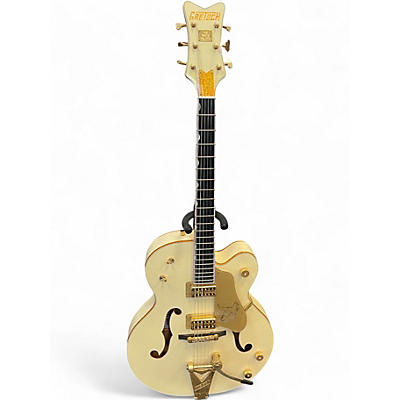 Used Gretsch Guitars G6136TLTV BIGSBY Antique White Hollow Body Electric Guitar