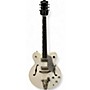 Used Gretsch Guitars G6137TCB White Hollow Body Electric Guitar White