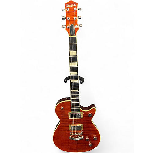 Used Gretsch Guitars G6228FM Players Edition Bourbon Stain Solid Body Electric Guitar Bourbon Stain