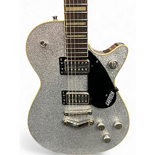 Used Gretsch Guitars G6229 Silver Sparkle Solid Body Electric Guitar Silver Sparkle