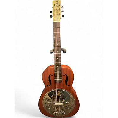Used Gretsch Guitars G9200 Boxcar Round Neck Natural Resonator Guitar