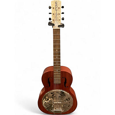 Used Gretsch Guitars G9200 Boxcar Round Neck Natural Resonator Guitar