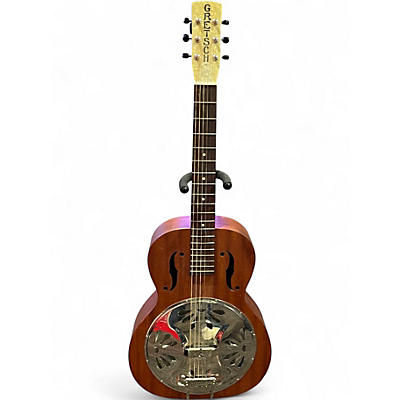 Used Gretsch Guitars G9200 Boxcar Round Neck Natural Resonator Guitar