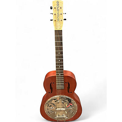 Used Gretsch Guitars G9200 Boxcar Round Neck Natural Resonator Guitar