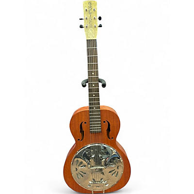 Used Gretsch Guitars G9200 Boxcar Round Neck Natural Resonator Guitar