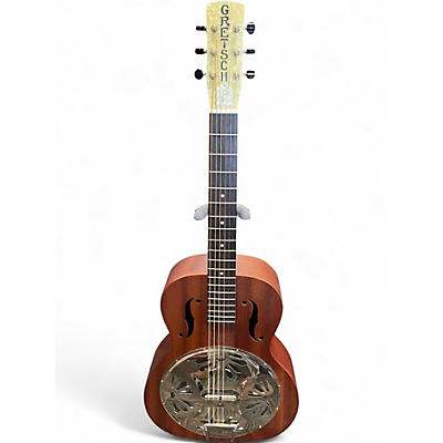 Used Gretsch Guitars G9200 Boxcar Round Neck Natural Resonator Guitar