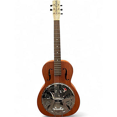 Used Gretsch Guitars G9200 Boxcar Round Neck Natural Resonator Guitar