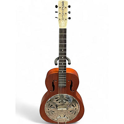 Used Gretsch Guitars G9200 Boxcar Round Neck Stained Natural Resonator Guitar
