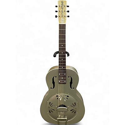 Used Gretsch Guitars G9201 Honey Dipper NICKEL PLATED BRASS Resonator Guitar