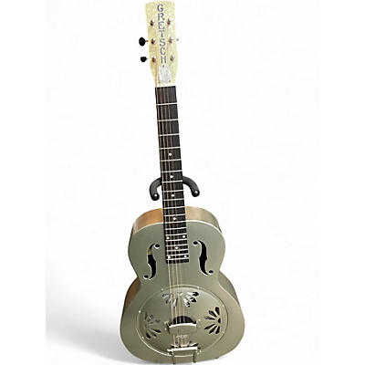 Used Gretsch Guitars G9201 Honeydipper Metal Round Neck Metal Resonator Guitar