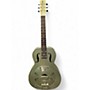 Used Gretsch Guitars G9201 Honeydipper Metal Round Neck Metallic Silver Resonator Guitar Metallic Silver