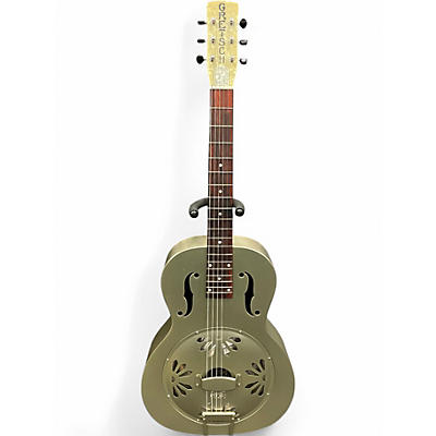 Used Gretsch Guitars G9201 Honeydipper Metal Round Neck Natural Resonator Guitar