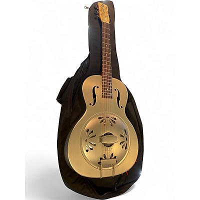 Used Gretsch Guitars G9201 Honeydipper Metal Round Neck Natural Resonator Guitar