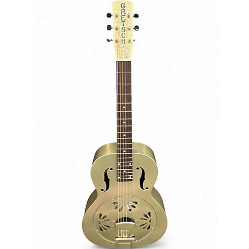 Used Gretsch Guitars G9201 Honeydipper Metal Round Neck Natural Resonator Guitar Natural