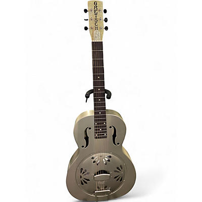 Used Gretsch Guitars G9201 Honeydipper Metal Round Neck Natural Resonator Guitar