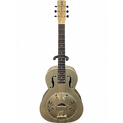 Used Gretsch Guitars G9201 Honeydipper Metal Round Neck SHED ROOF Resonator Guitar