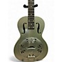 Used Gretsch Guitars G9201 Honeydipper Metal Round Neck Silver Resonator Guitar Silver