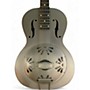 Used Gretsch Guitars G9201 Honeydipper Metal Round Neck Silver Resonator Guitar Silver