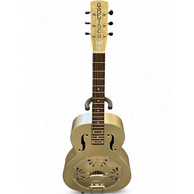 Used Gretsch Guitars G9201 Honeydipper Metal Round Neck Weathered Resonator Guitar