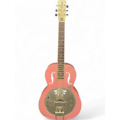 Used Gretsch Guitars G9202 Resonator Pink Acoustic Guitar