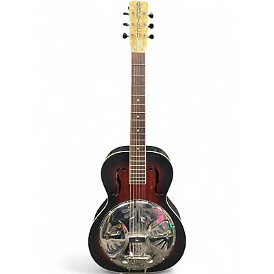 Used Gretsch Guitars G9220 Bobtail Round Neck 2 Color Sunburst Resonator Guitar