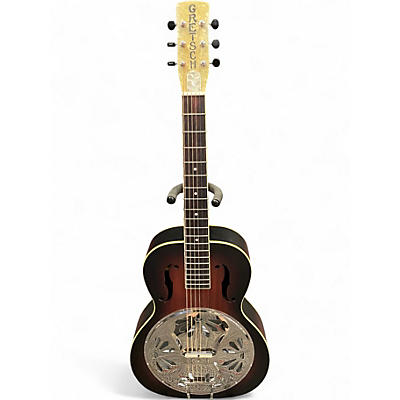 Used Gretsch Guitars G9220 Bobtail Round Neck 2 Color Sunburst Resonator Guitar