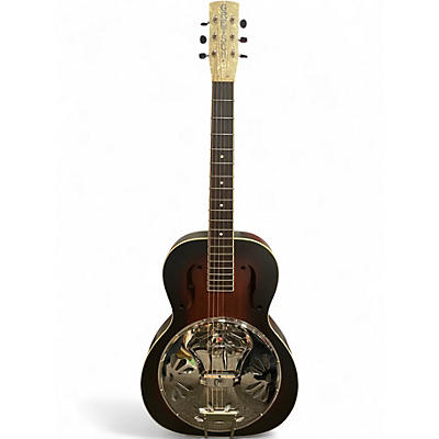 Used Gretsch Guitars G9220 Bobtail Round Neck Natural Resonator Guitar