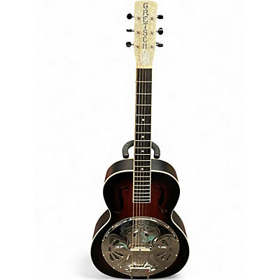 Used Gretsch Guitars G9220 Bobtail Round Neck Sunburst Resonator Guitar