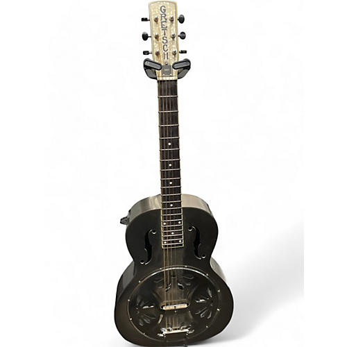 Gretsch Guitars Used Gretsch Guitars G9221 Bobtail round neck Chrome Acoustic Guitar Chrome