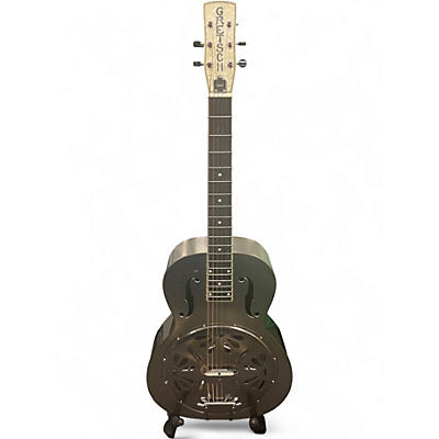 Used Gretsch Guitars G9221 Silver Resonator Guitar