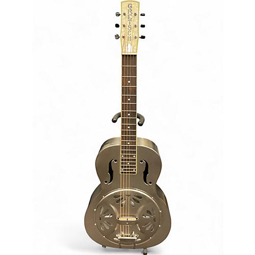 Used Gretsch Guitars G9231 Square Neck Silver Resonator Guitar Silver