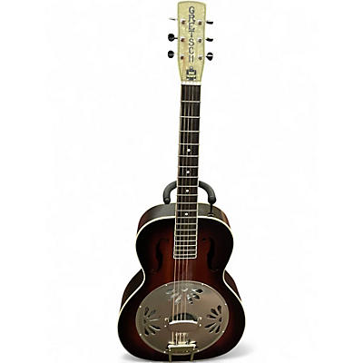 Used Gretsch Guitars G9240 Alligator Biscuit Round Neck 2 Color Sunburst Resonator Guitar