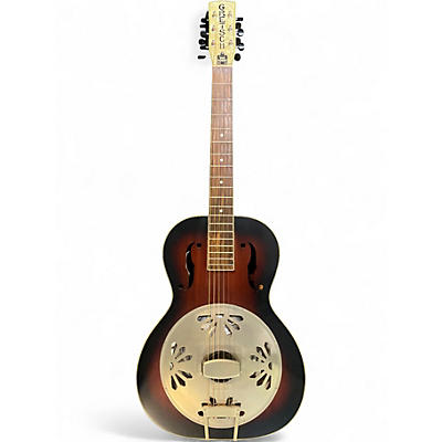 Used Gretsch Guitars G9240 Alligator Biscuit Round Neck 2 Color Sunburst Resonator Guitar
