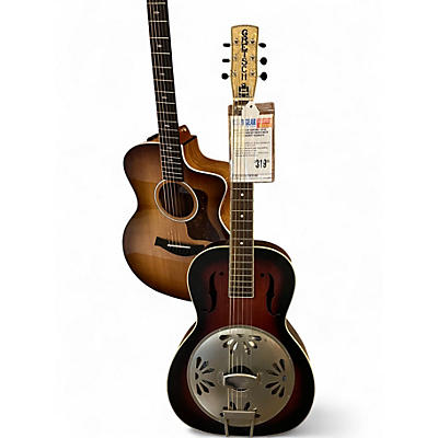 Used Gretsch Guitars G9240 Alligator Biscuit Round Neck 2 Tone Sunburst Resonator Guitar