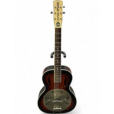 Used Gretsch Guitars G9240 Alligator Biscuit Round Neck Antique Natural Resonator Guitar